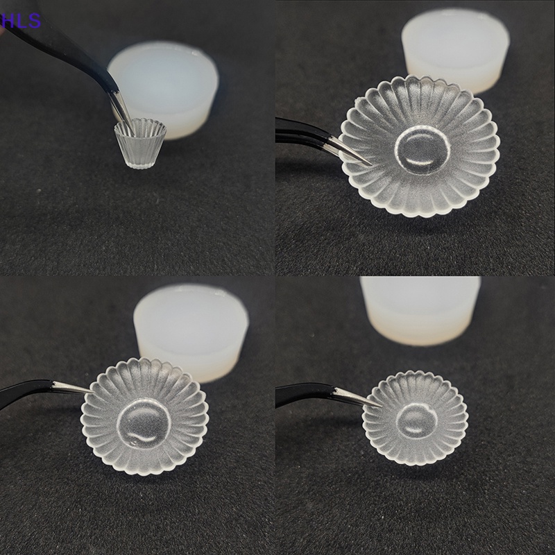 Mô Hình Chén Dĩa Bằng Silicone Dùng Trang Trí Nhà Búp Bê