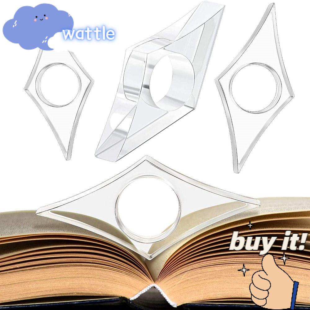 WATTLE Giá Đỡ Sách Bằng Acrylic Trong Suốt Dùng Làm Quà Tặng