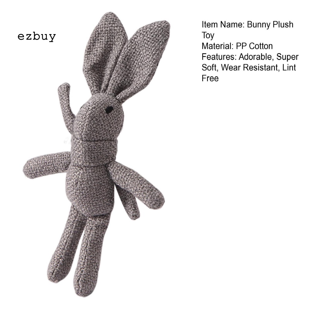 [EY] Móc Khóa Thỏ Nhồi Bông PP Cotton Đáng Yêu Làm Quà Tặng Cho Trẻ Em Miễn Phí Xơ Vải