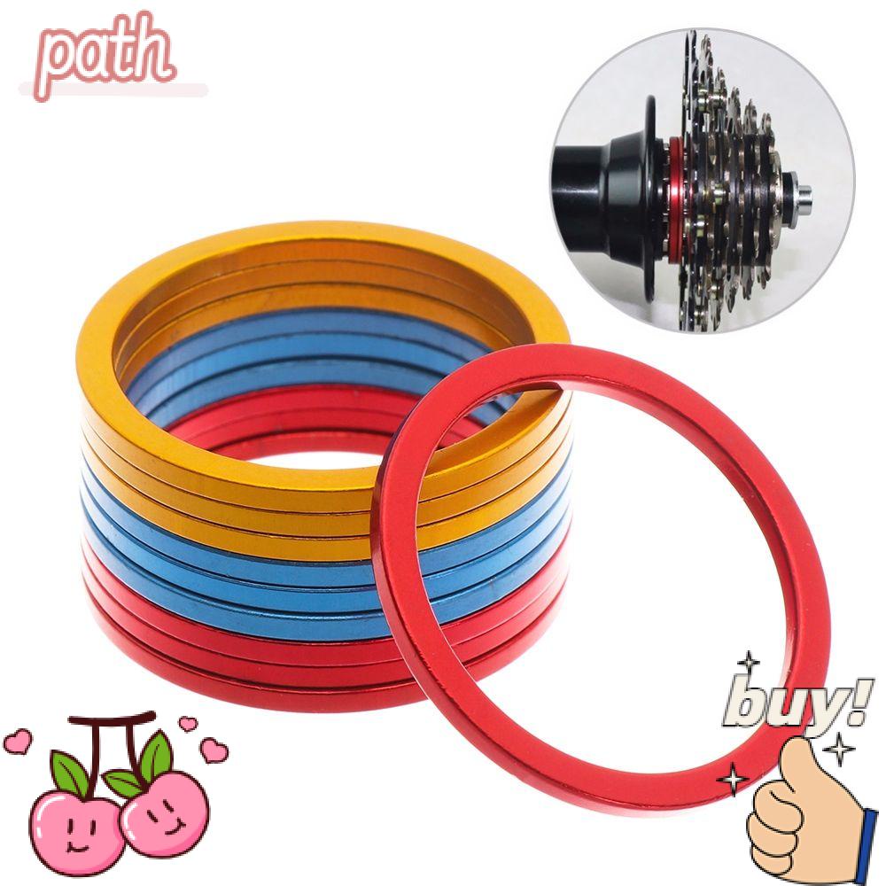 PATH Set 5 Vòng Đệm Trục Bánh Đà Bằng Hợp Kim Nhôm Chất Lượng Cao Cho Xe Đạp MTB