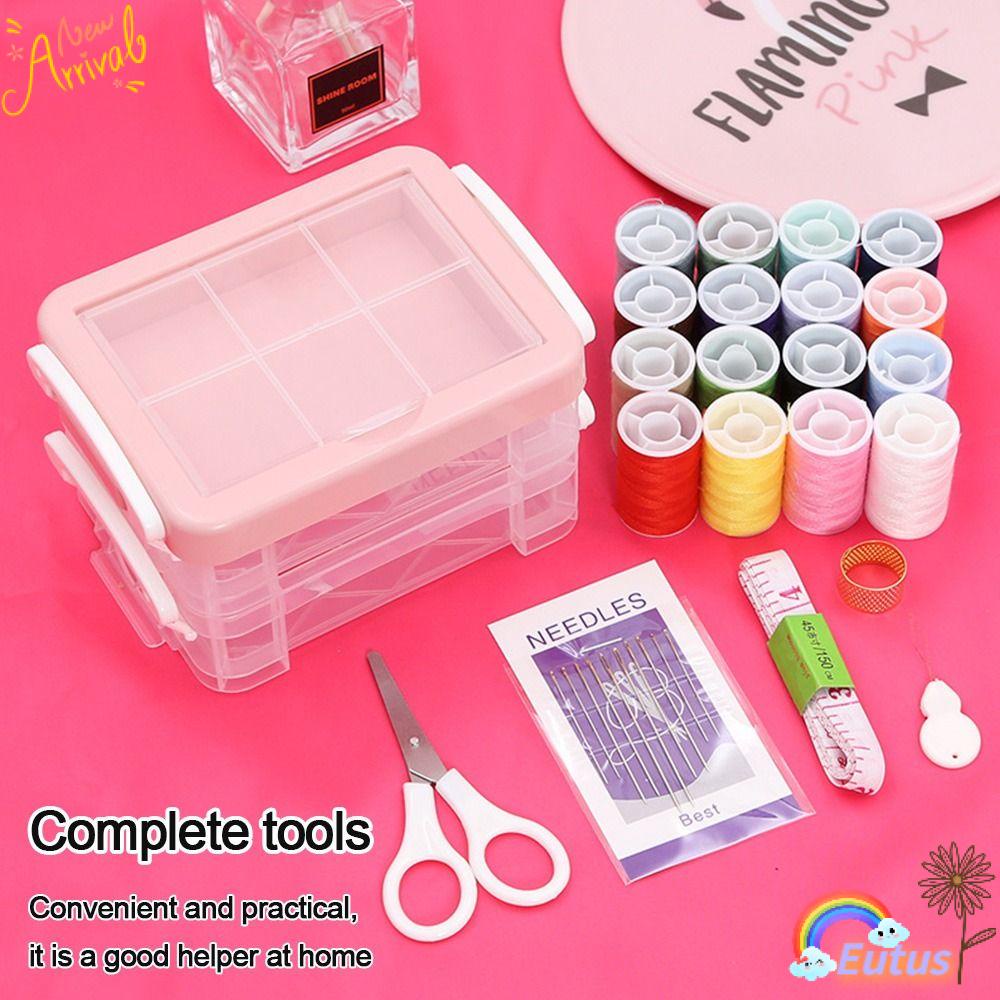 EUCA Hộp 30 Dụng Cụ May Vá DIY Tiện Dụng Cho Gia Đình
