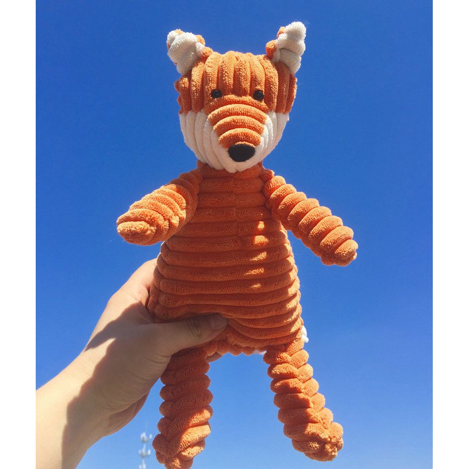 Thú Nhồi Bông Hình Cáo Kẻ Sọc 30cm Đáng Yêu