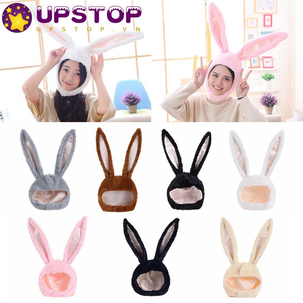 UPSTOPVN Mũ Tai Thỏ Bằng Lông Nhung Dễ Thương Xinh Xắn Dùng Để Hóa Trang