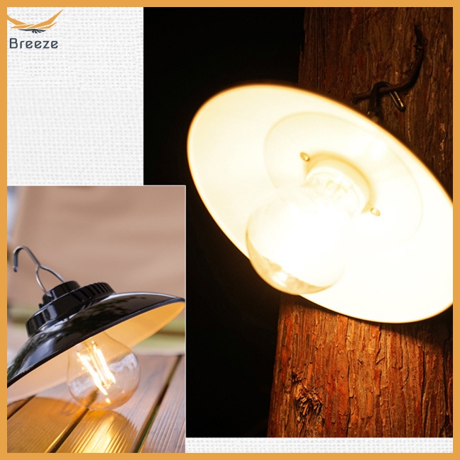 Đèn Cắm Trại 2 Chế Độ Sáng Đa Năng Chống Thấm Nước Phong Cách Retro