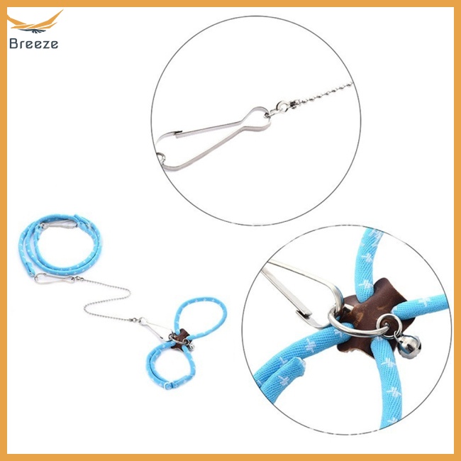Dây Dắt Thú Cưng Đi Dạo Mềm Mại Chống Cắn Có Thể Điều Chỉnh Và Gắn Chuông Tiện Dụng