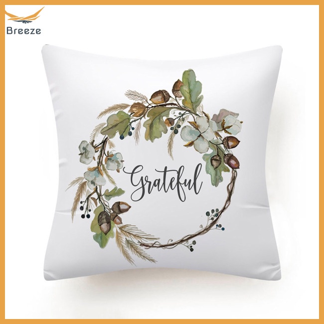 Bộ 4 Vỏ Gối Hình Bí Ngô Xinh Xắn 45 X 45cm