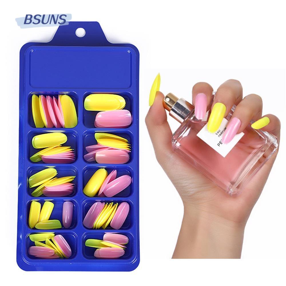 BSUNS Set 100 Móng Tay Giả Ốp