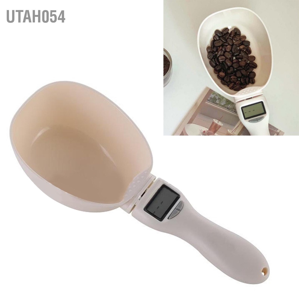 Utah054 Nhà Bếp Kỹ Thuật Số Muỗng Đo Đa Năng ABS Thức Ăn Cho Thú Cưng Cân Cốc Nướng Chó