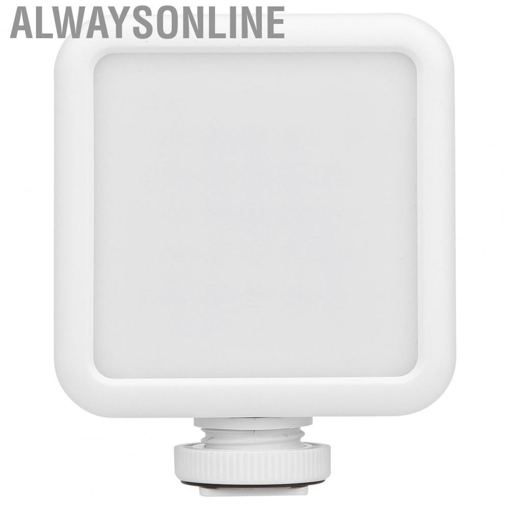 Alwaysonline Video Light  Universal Phone Fill Portable Dimmable 2000mAh USB Rechargeable 5500K for Conference
