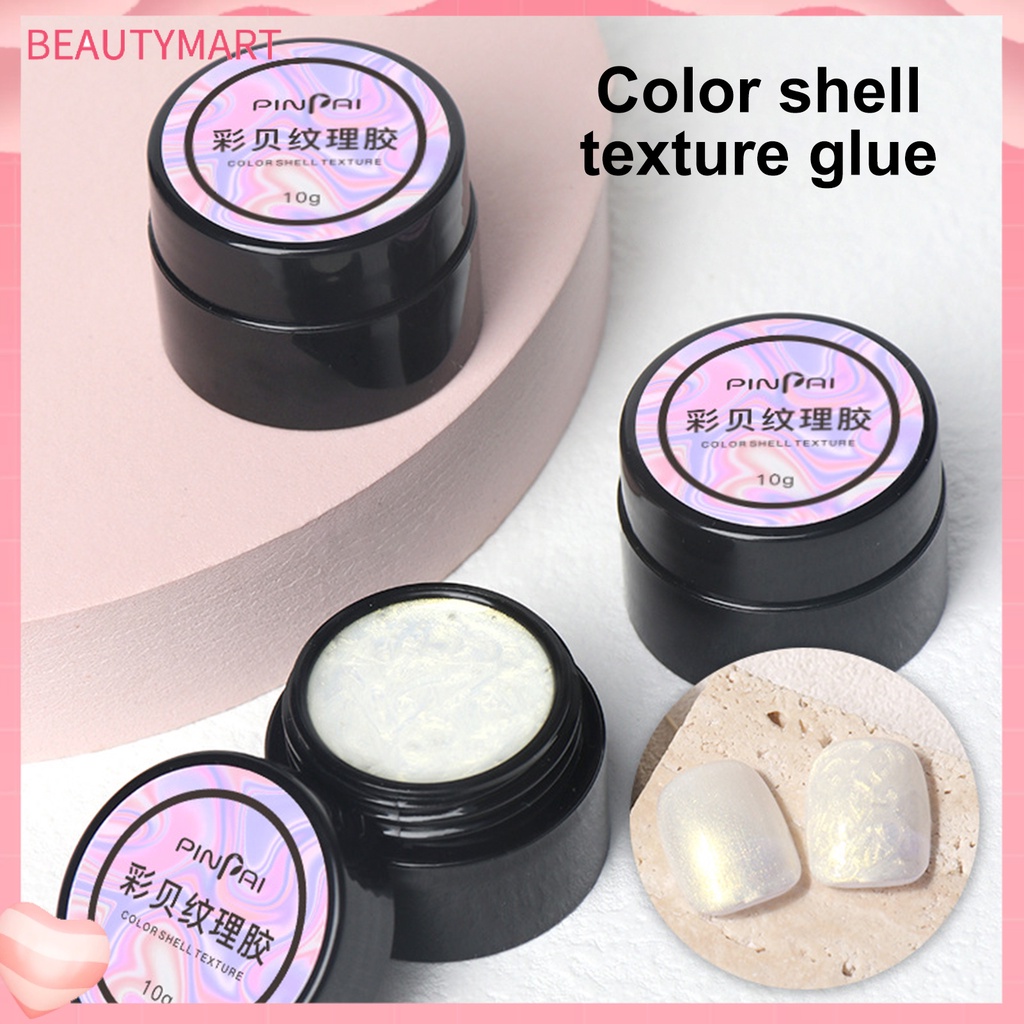 Sơn Móng Tay 10g Sắc Tố Cao Không Gây Kích Ứng Vỏ Sò Lấp Lánh Dành Cho Nữ