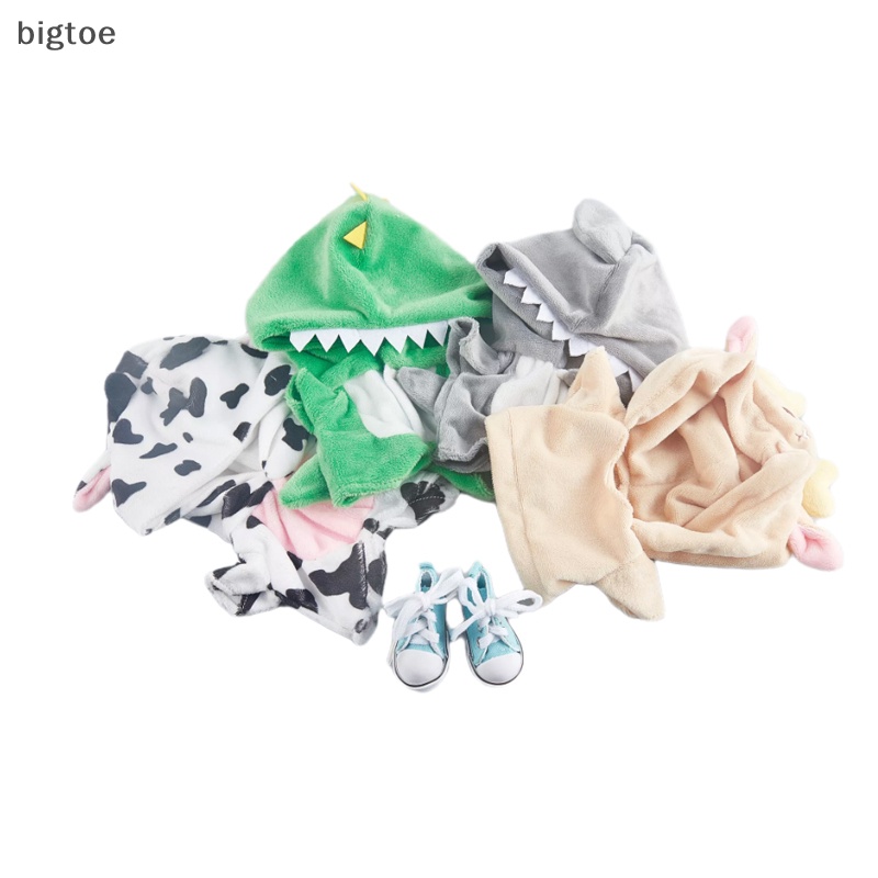 Bộ Đồ Ngủ Liền Thân Hình Khủng Long 20cm Dành Cho Búp Bê