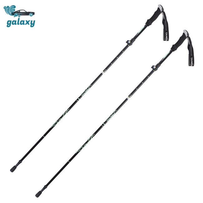 Galaxy Bộ 2 Gậy Đi Bộ 5 Khúc Gấp Gọn Thoáng Khí Thoải Mái Cho Nam Và Nữ