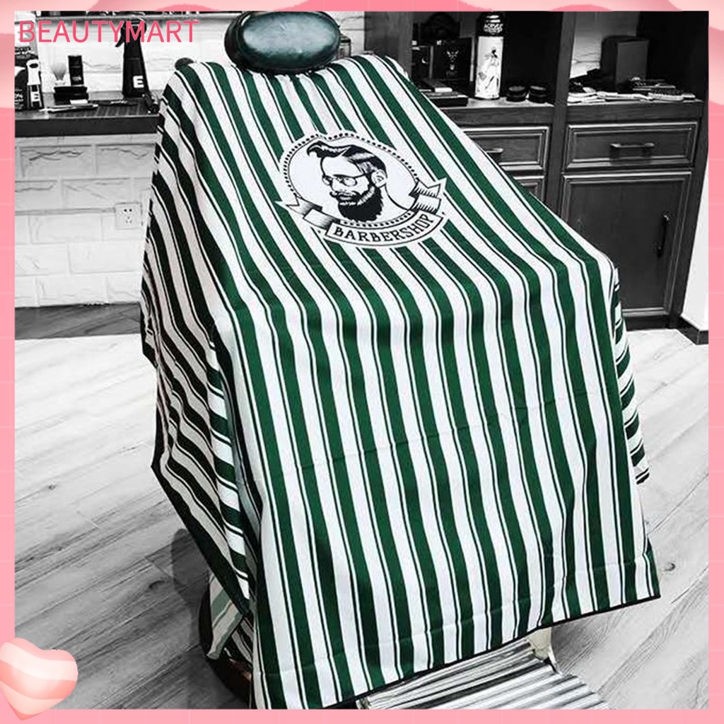 [beautymart] Áo Choàng Cắt Tóc Dạng Móc Co Giãn Thoáng Khí Thiết Kế Dài Cho Salon Làm Tóc