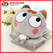 Gối ôm ủ tay kèm chăn