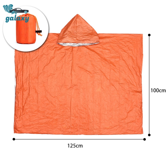 Galaxy Áo Mưa Dày Dặn Cách Nhiệt Dùng Một Lần Tiện Dụng