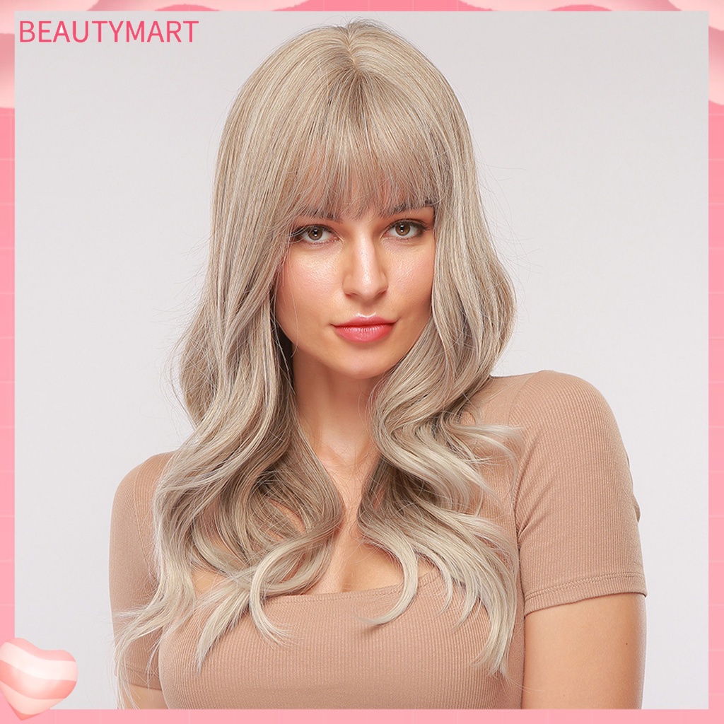 Tóc Giả Bằng Sợi Tổng Hợp Chịu Nhiệt Độ Cao Chống Trượt Có Thể Điều Chỉnh Cho Nữ