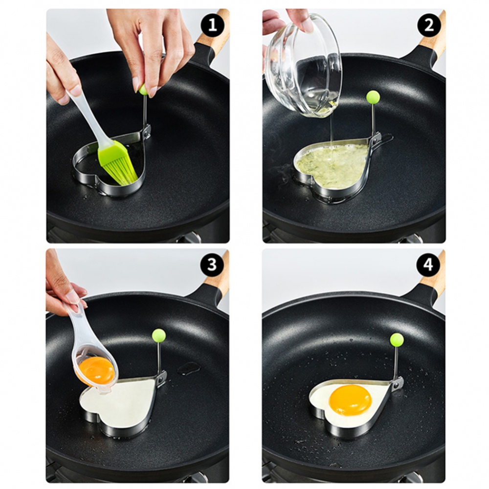 Set 5 Khuôn Chiên Trứng Hình Trái Tim