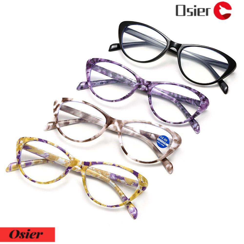 OSIER1 Kính Đọc Sách Gọng Hoa Siêu Nhẹ Thoải Mái