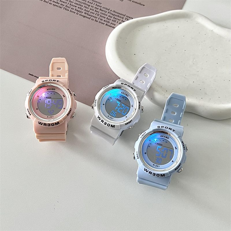 Đồng Hồ Điện Tử Thông Minh Dạ Quang Chống Nước Đa Năng Thời Trang Hàn Quốc Cho Nam Nữ