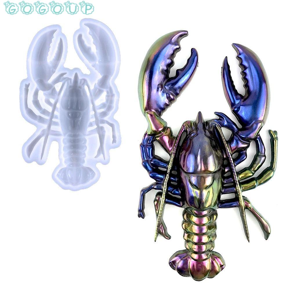 GOGOUP Khuôn Silicone Tạo Hình Tôm Hùm Trang Trí Tường