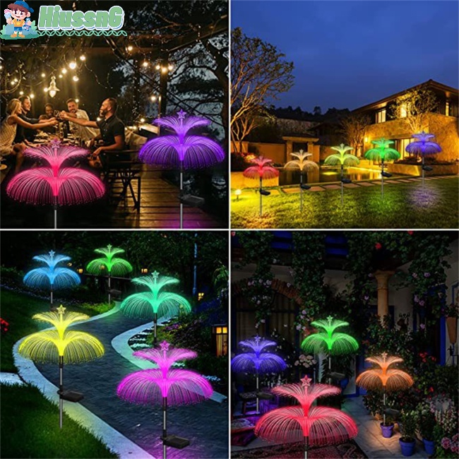 Đèn Sợi Quang Hai Lớp Trang Trí Lối Đi Sân Vườn