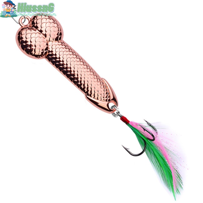4 Mồi Giả Câu Cá Bằng Kim Loại Cứng 15g / 54mm Có Móc Câu