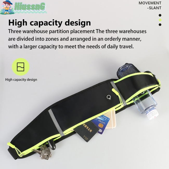 Túi Đựng Điện Thoại Đeo Hông Chống Thấm Nước Tiện Dụng Khi Tập Gym / Chạy Bộ Cho Nam Và Nữ