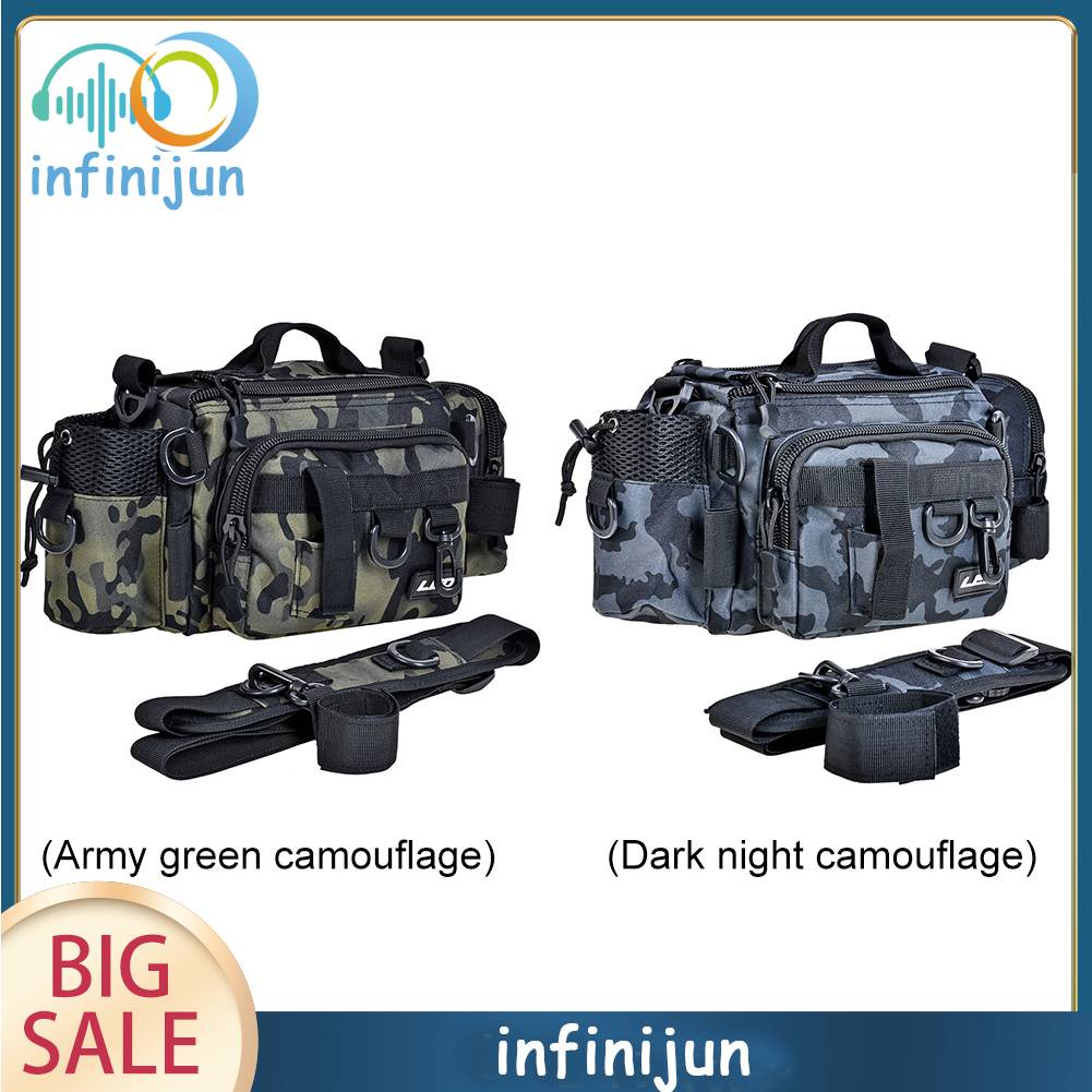 Túi Đeo Hông Đựng Dụng Cụ Câu Cá Họa Tiết Rằn Ri