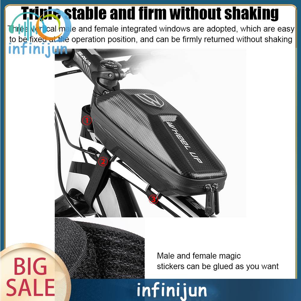 Túi Cứng Đựng Đồ Đa Năng Gắn Khung Xe Đạp Tiện Lợi