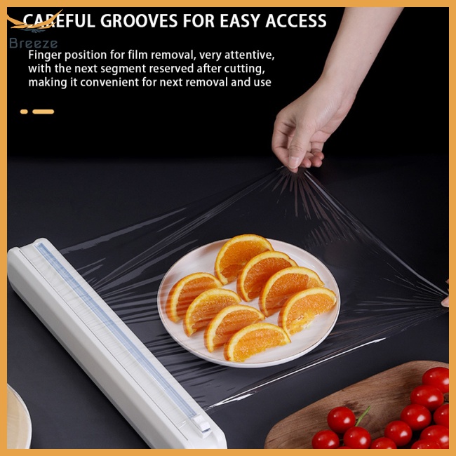 Dụng Cụ Cắt Màng Bọc Thực Phẩm Kèm 12 Cốc Hút Có Thể Điều Chỉnh Và Tái Sử Dụng