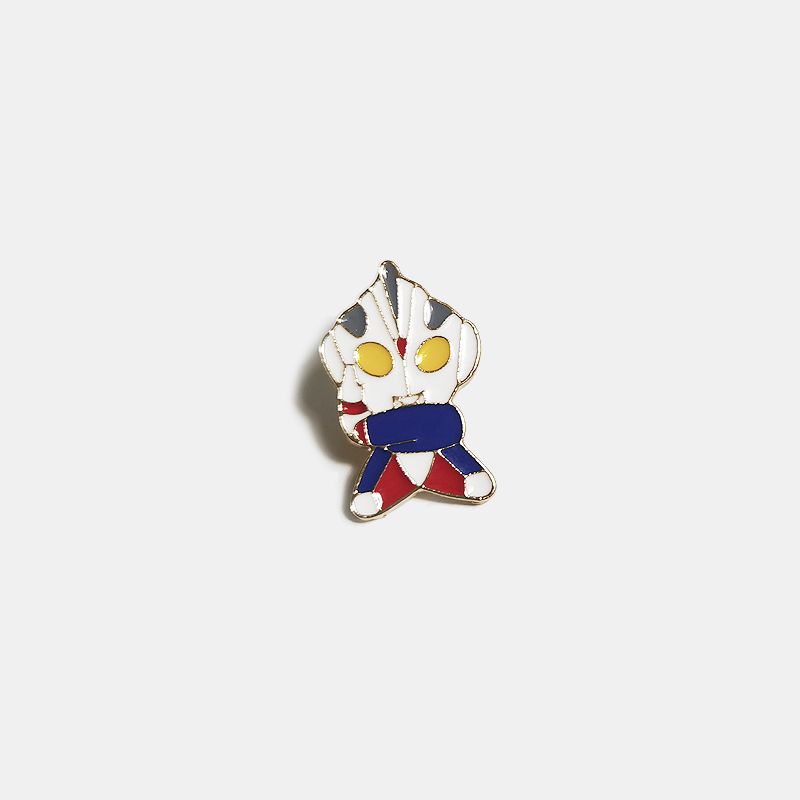 Huy Hiệu Cài Áo Bằng Kim Loại Hình Ultraman Hoạt Hình
