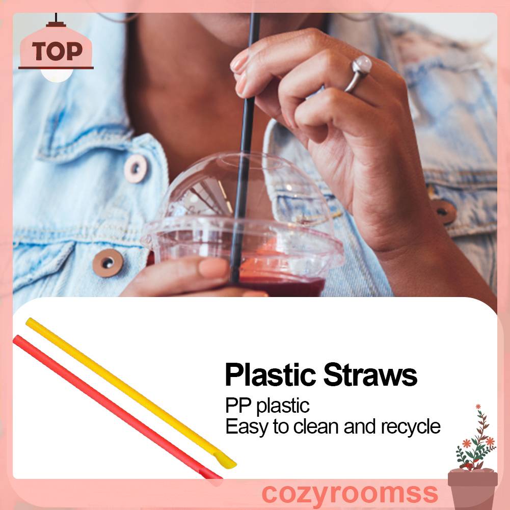 Set 100 Ống Hút Thẳng Bằng Thép Không Gỉ Dùng Cho Các Bữa Tiệc