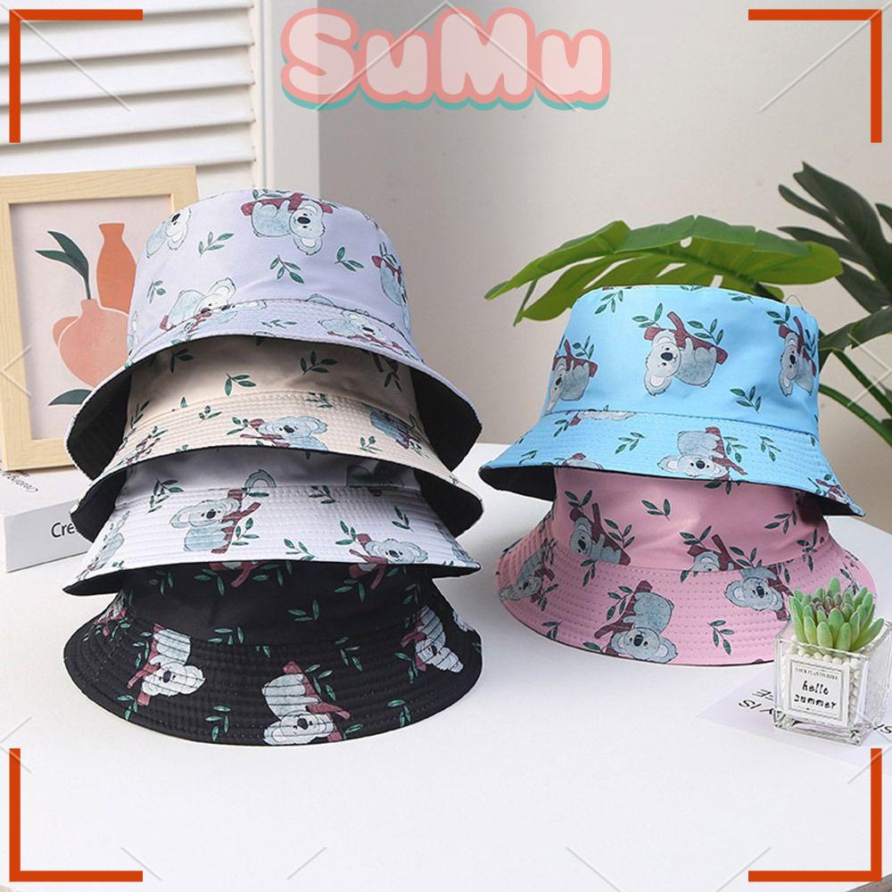 SUMU Mũ Bucket Hoạ Tiết Động Vật Phong Cách Hip-Hop Cho Nam Và Nữ