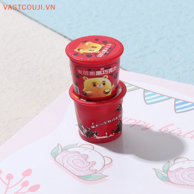 Bộ 5 Mô Hình Hộp Bánh Quy Sô Cô La Mini Cho Nhà Búp Bê