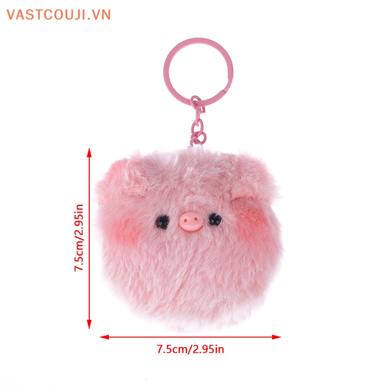 1 Túi Đựng Tiền Xu Hình Chú Heo Nhồi Bông Đáng Yêu