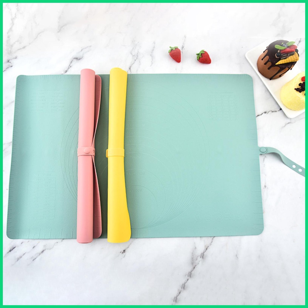 Thảm Nướng Bánh Bằng Silicon Dày Dặn Chống Dính Kích Thước 24x16Inch