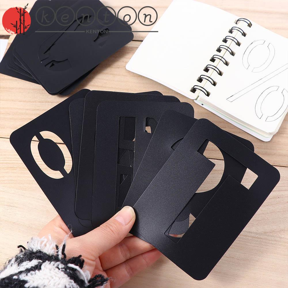 KENTON Set 42 Khuôn Chữ Rỗng In Nổi Có Thể Tái Sử Dụng Cho Vẽ Tranh