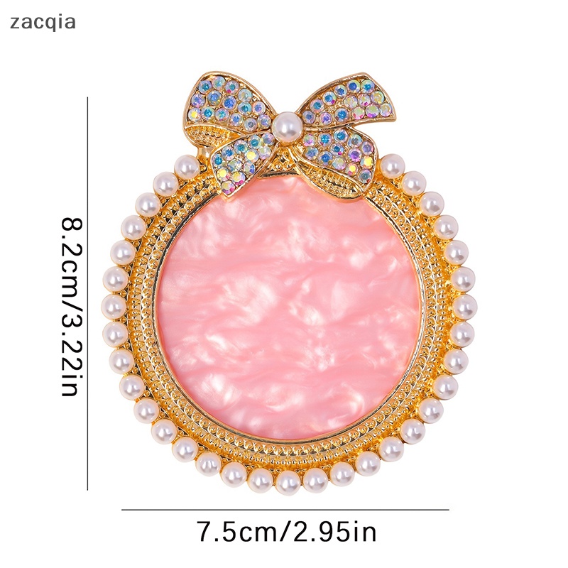 1 Bảng Pha Màu Vẽ Móng Tay Giả Bằng Nhựa Resin Hình Ruy Băng Đính Ngọc Trai