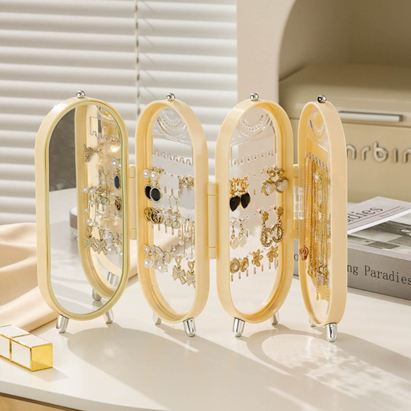 Giá Đỡ Trưng Bày Trang Sức Chống Bụi Có Thể Gấp Gọn Cho Nữ