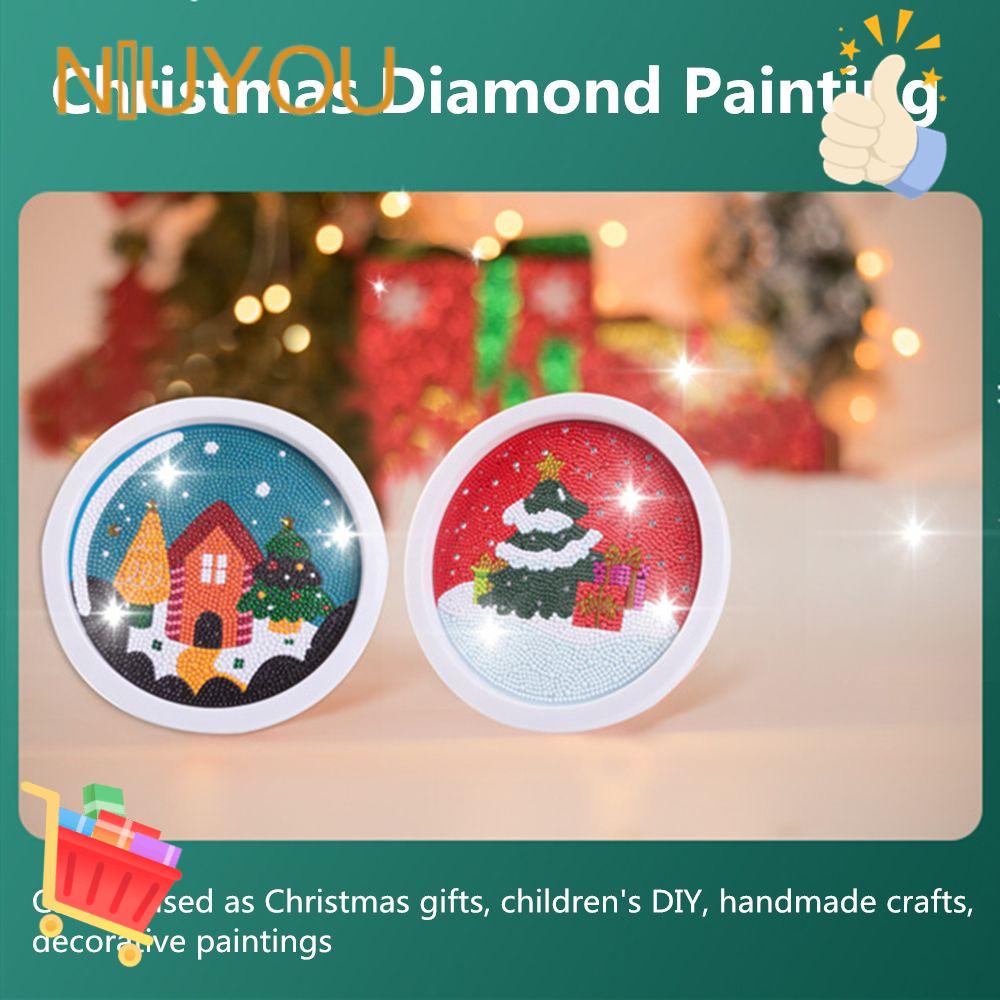 NIUYOU 1 Bộ Tranh Đính Đá 5D Tự Làm Hình Hoạt Hình Trang Trí Nhà Cửa