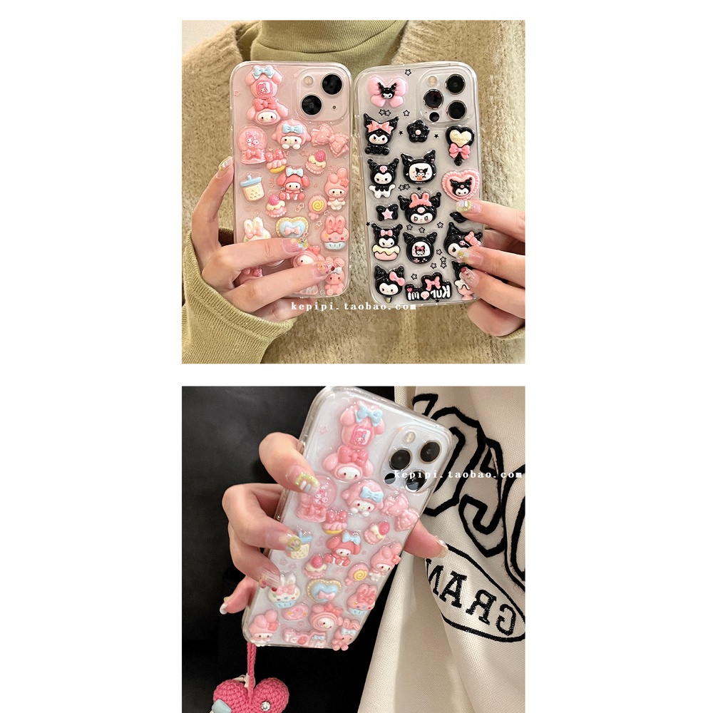 Ốp Điện Thoại Màu Hồng Họa Tiết Chú Thỏ Dễ Thương Chống Rơi Cho Iphone 14promax 13 11 14pro 13pro 14