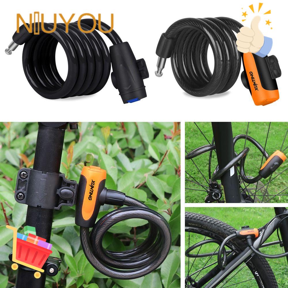 NIUYOU Khóa Xe Đạp Điện Chống Trộm Kèm Khung Gắn Tiện Dụng