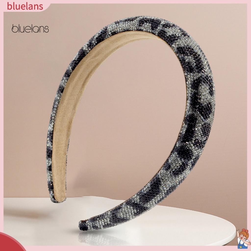 Kẹp Tóc Họa Tiết Da Báo Đính Đá Thời Trang