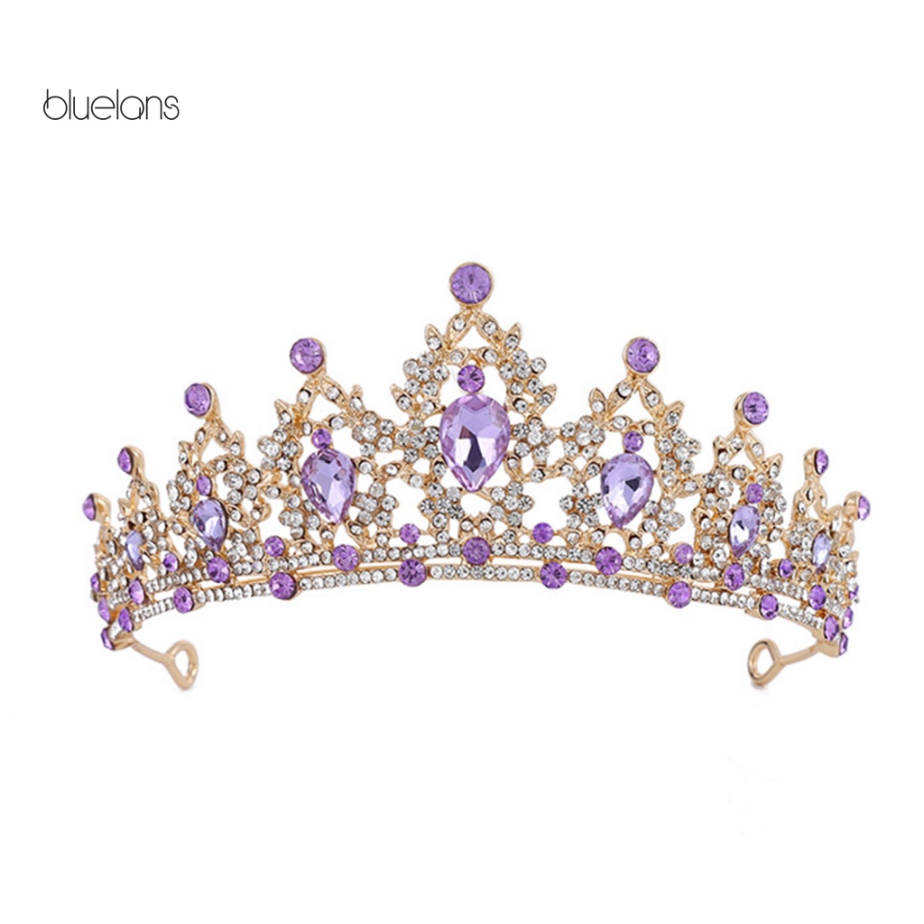 Vương Miện Đội Đầu Đính Đá Lấp Lánh Cho Cô Dâu