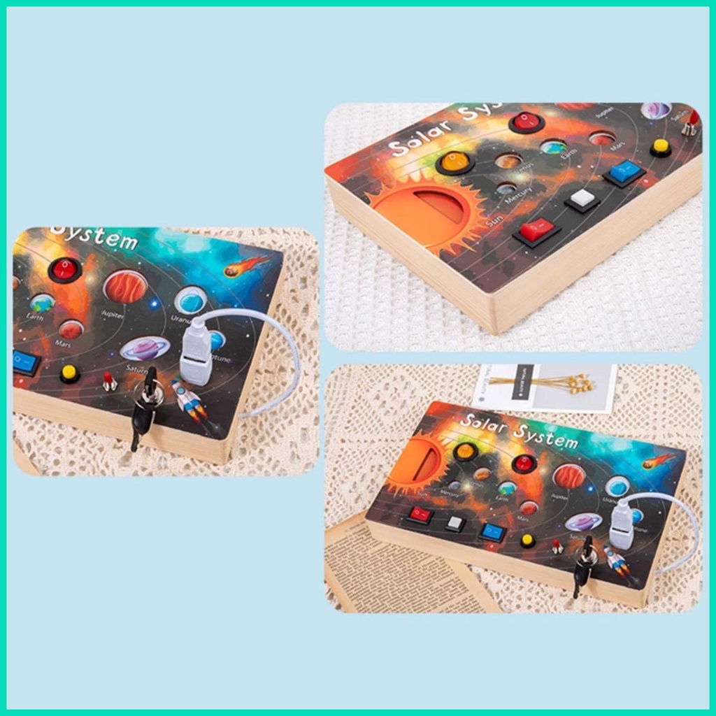 Hệ Thống Năng Lượng Mặt Trời Đồ Chơi Có Đèn LED Dành Cho Trẻ Mẫu Giáo