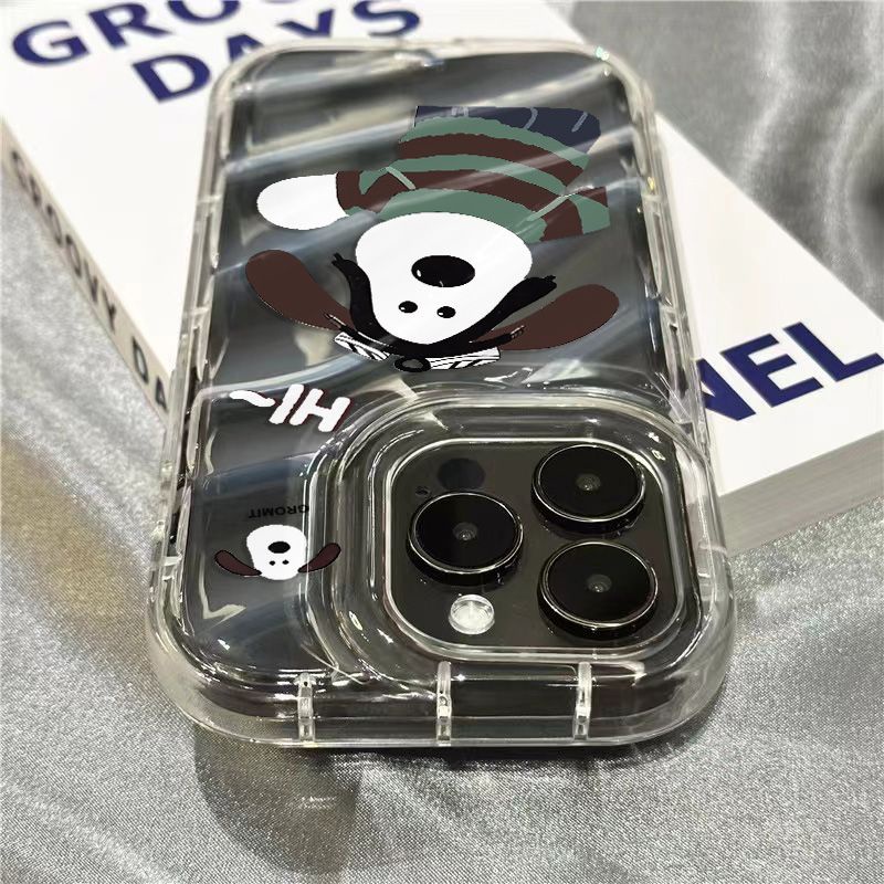 Ốp Điện Thoại Mềm Trong Suốt In Hình Chú Chó Dễ Thương Cho Iphone14promax HI / 13127sins / Palm 11 plus xr / 8 XD5O