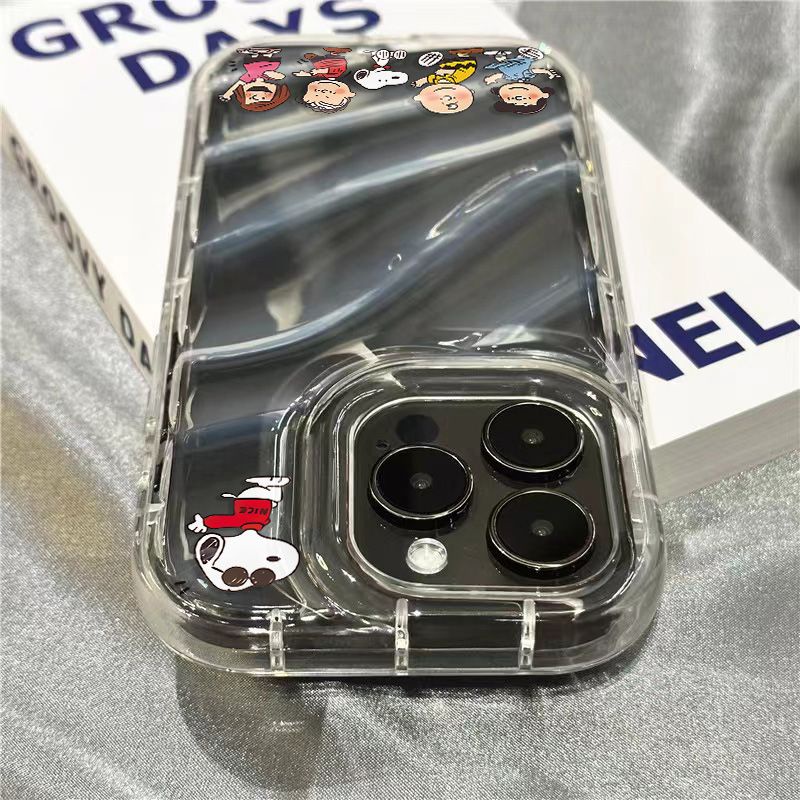 Ốp Điện Thoại Mềm Trong Suốt In Hình Snoopy Cho Iphone 14Promax 1312 / 11 7 / 8plus xr / sins O5X0