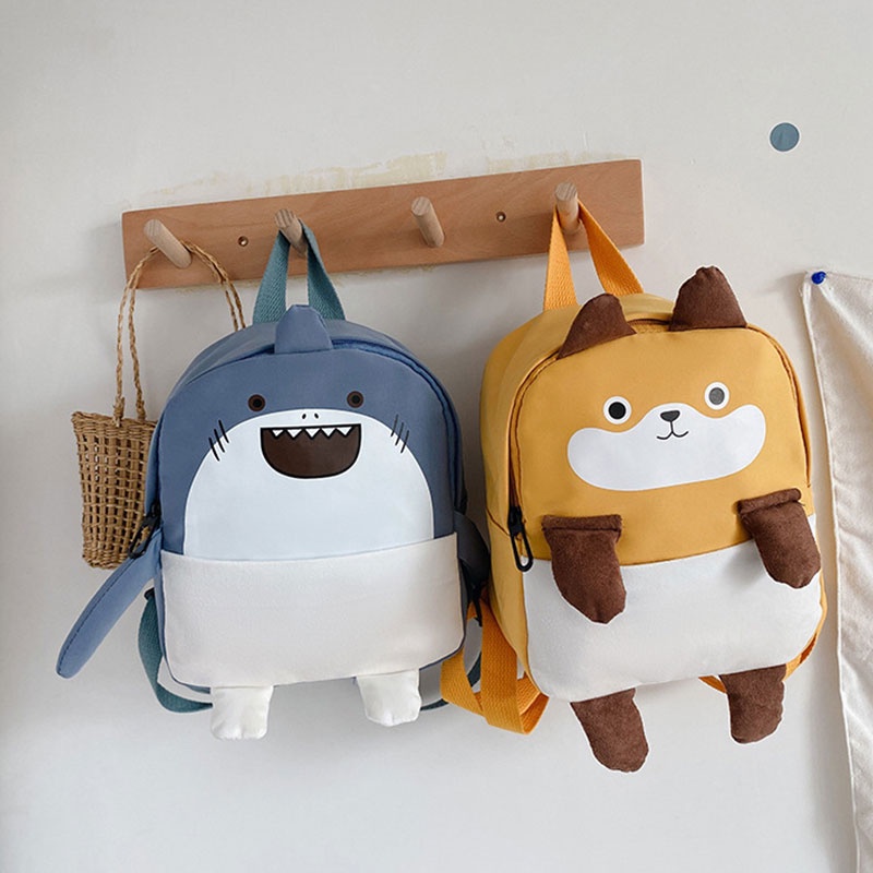Phiên bản oran của ba lô hoạt hình trẻ em đi học