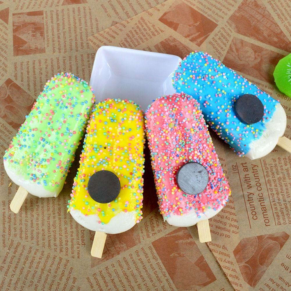 Đồ trang trí Que Kem Giả Bằng PU Mềm Có Thể Đặt Lại Để Bàn Trang Trí Quán Cà Phê