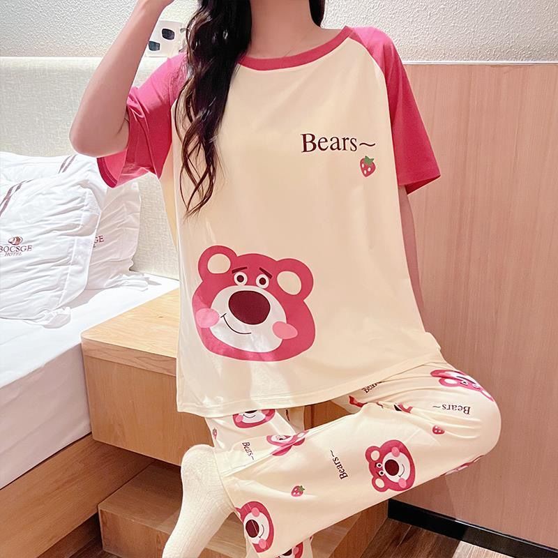 Bộ Đồ Ngủ Pijama Ba Món Dáng Rộng Thời Trang Xuân Hè 2023 Cho Bạn Gái